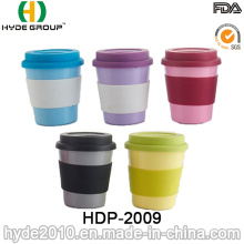 2016 verschiedene Farbe biologisch abbaubar Bambusfaser Kaffeetasse (HDP-2009)